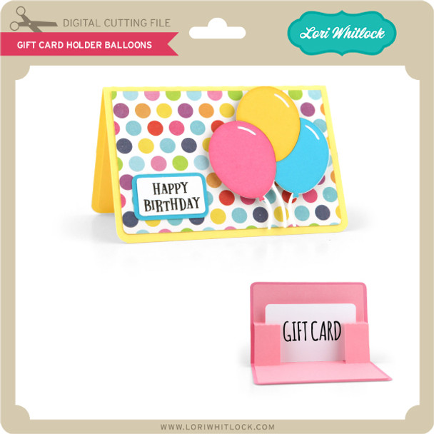 Gift Card Holder Balloons