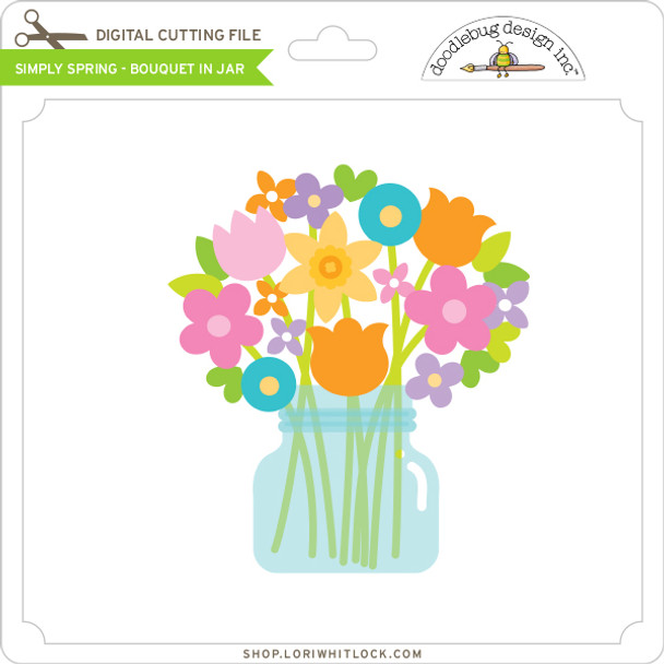 Simply Spring - Bouquet in Jar