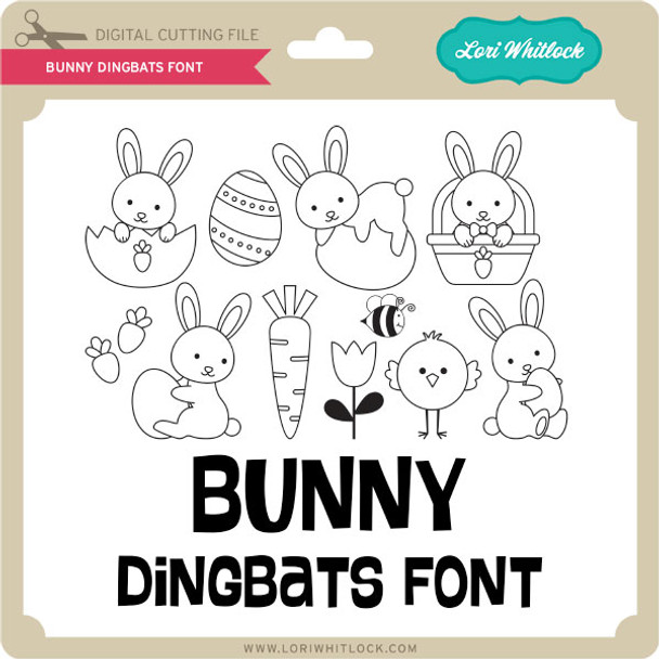 Bunny Dingbats Font 2