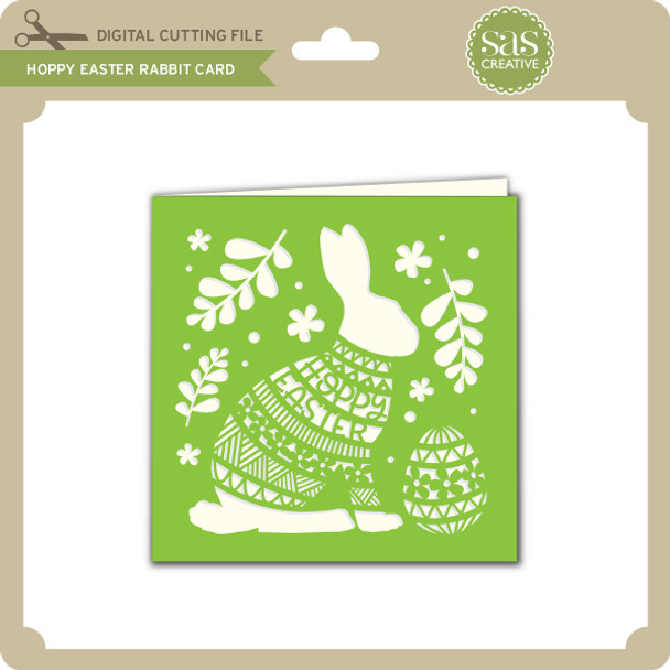 Hoppy Easter Rabbit Card