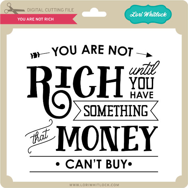 You Are Not Rich