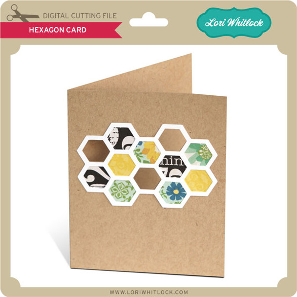 A2 Hexagon Shaped Card