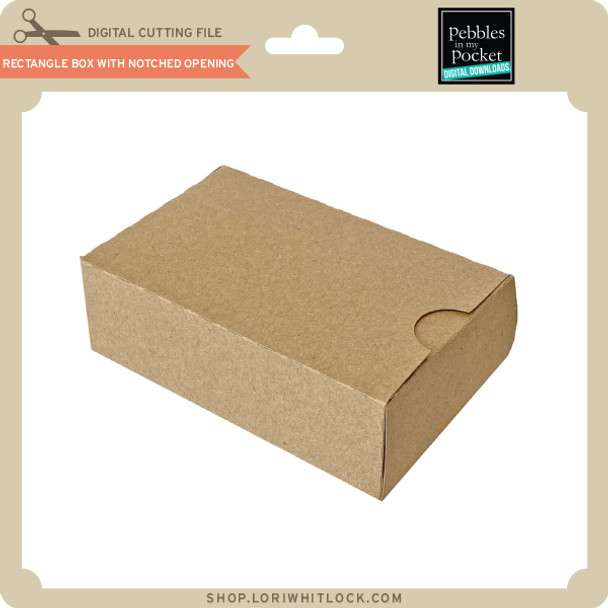 Rectangle Box with Notched Opening