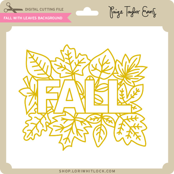 Fall With Leaves Background