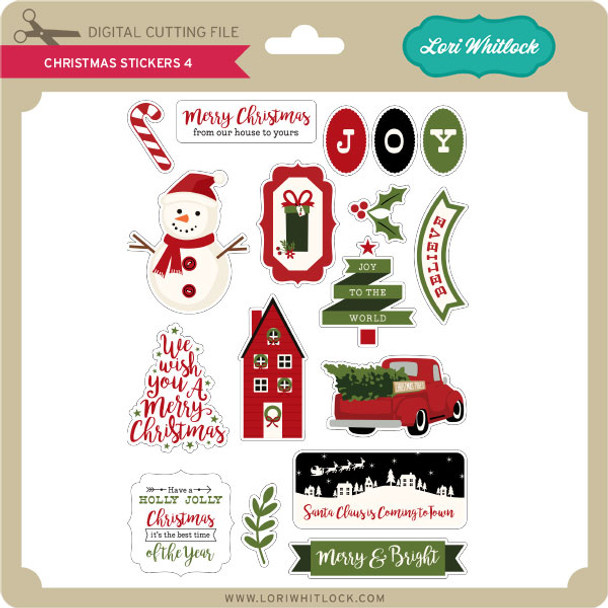 Christmas Stickers 4