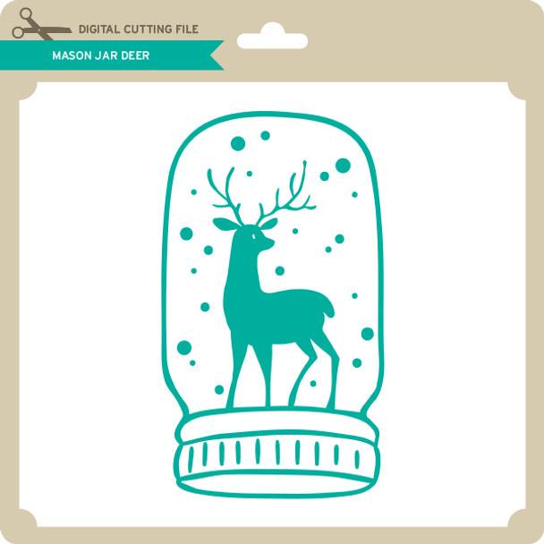 Mason Jar Deer