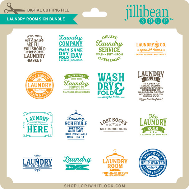 Laundry Room Sign Bundle