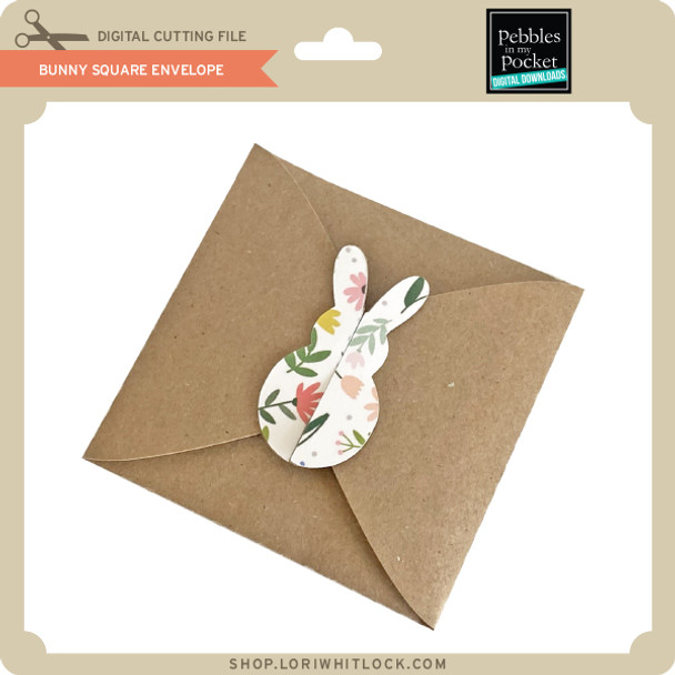 Bunny Square Envelope