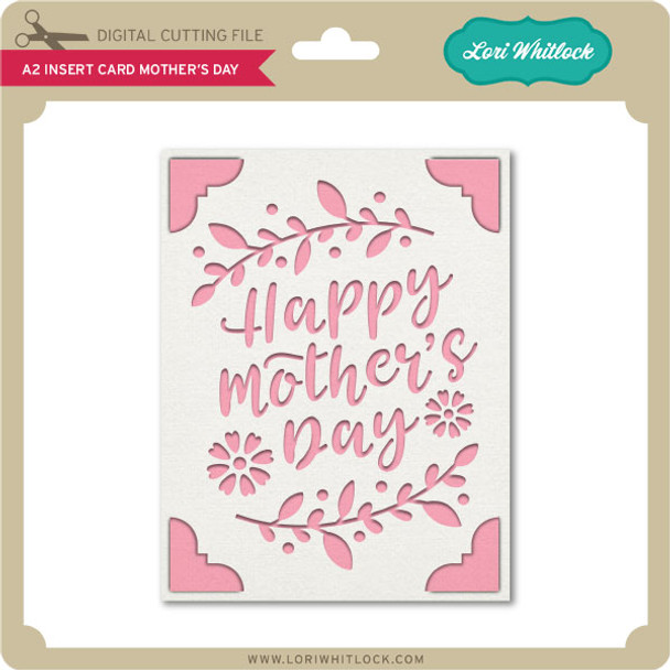 A2 Insert Card Mother's Day