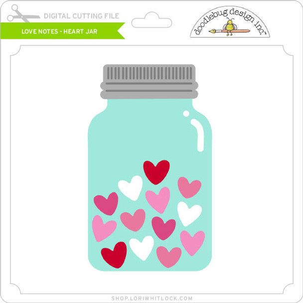 Love Notes - Heart Jar