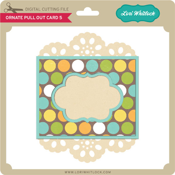 Ornate Pull Out Card 5