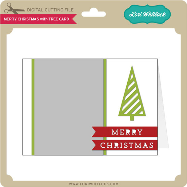 Merry Christmas with Tree Card