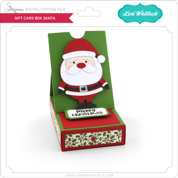 Gift Card Box Santa