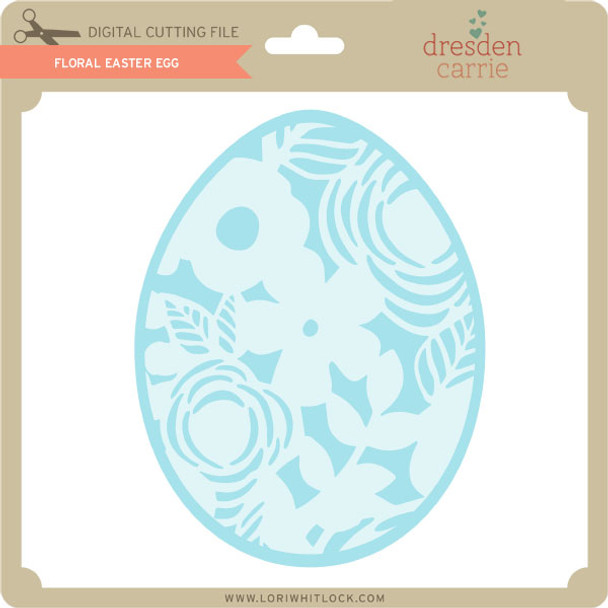 Floral Easter Egg