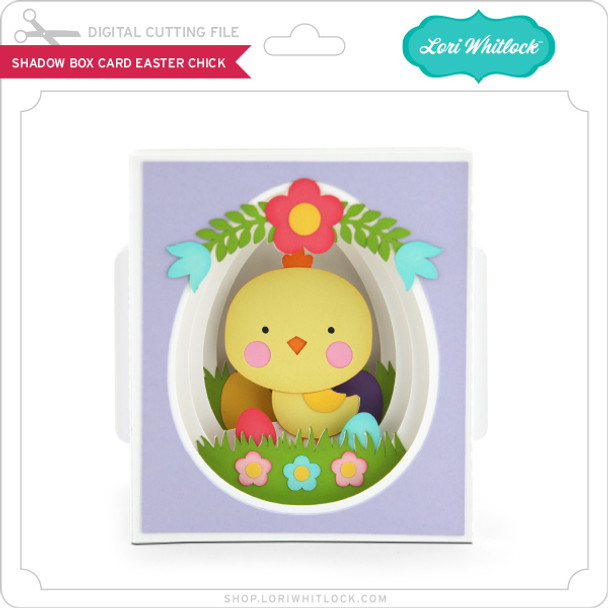 Shadow Box Card Easter Chick