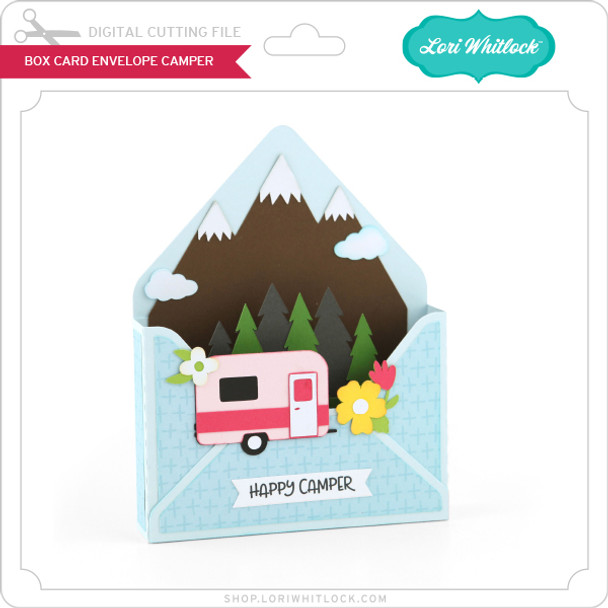 Box Card Envelope Camper