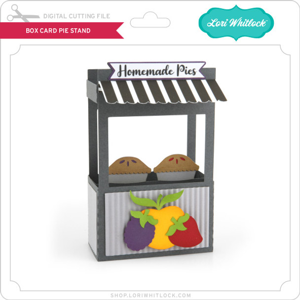 Box Card Pie Stand