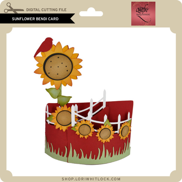 Sunflower Bendi Card