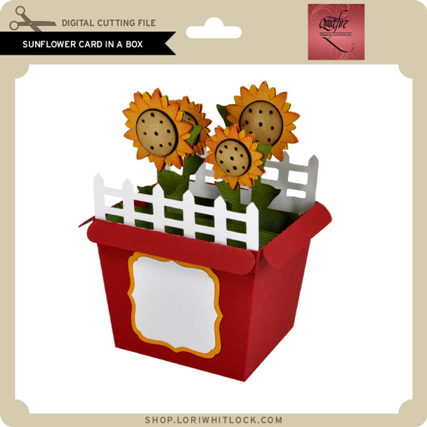Sunflower Card in a Box