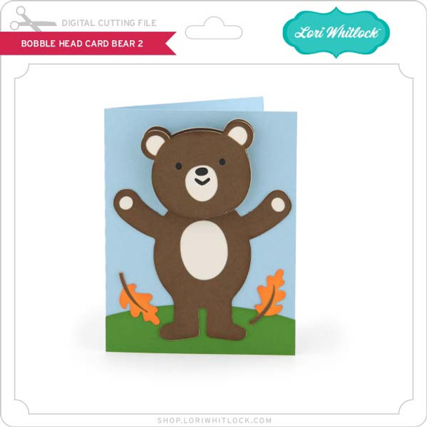 Bobble Head Card Bear 2