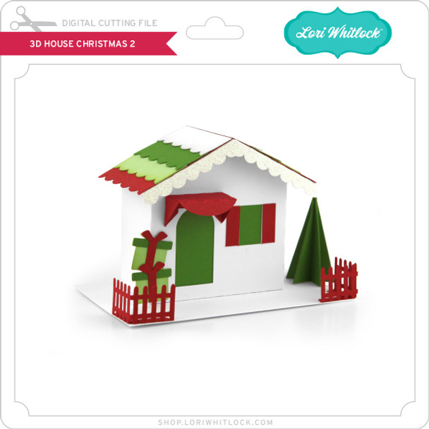 3D House Christmas 2