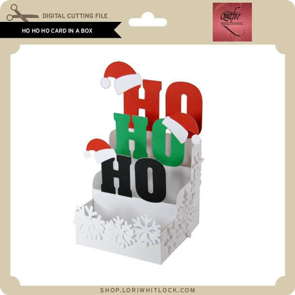 Ho Ho Ho Card in a Box