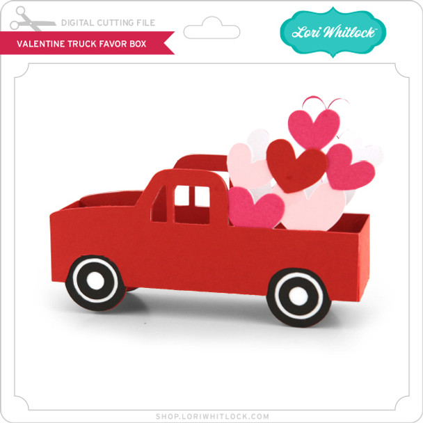 Valentine Truck Favor Box