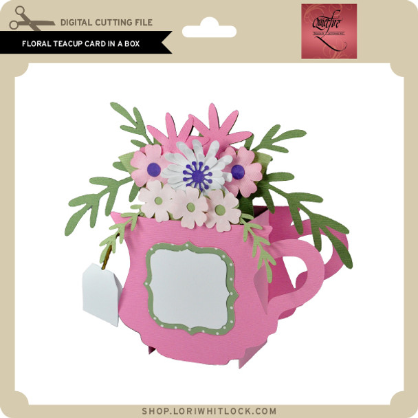 Floral Teacup Card in a Box