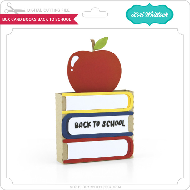 Box Card Books Back to School