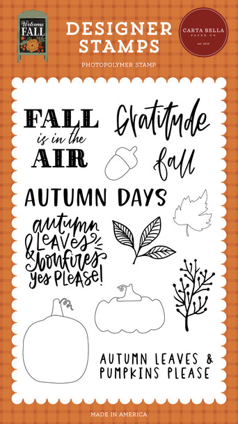 Welcome Fall: Pumpkins Please Stamp Set