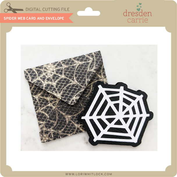 Spider Web Card and Envelope