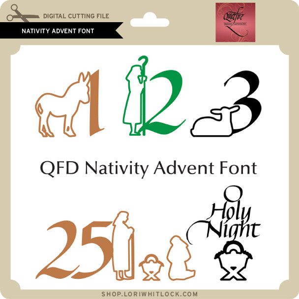 Nativity Advent Font