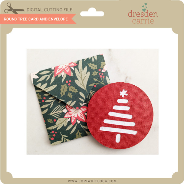 Round Tree Card and Envelope