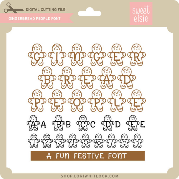 Gingerbread People Font