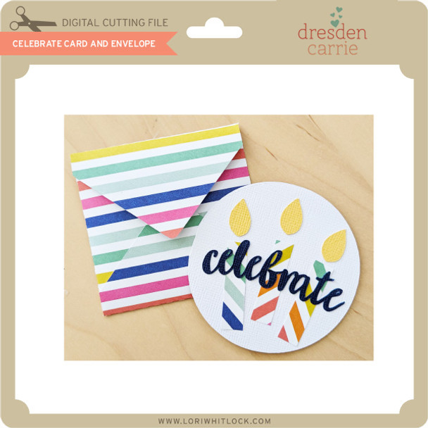Celebrate Card And Envelope