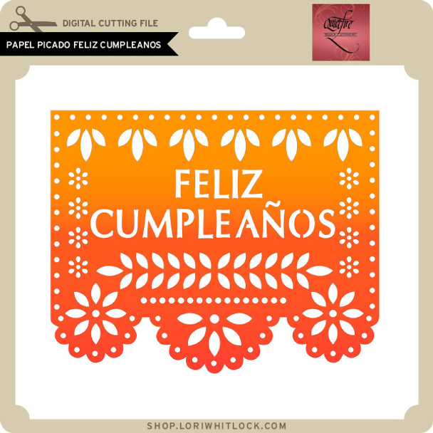 Papel Picado Feliz Cumpleanos