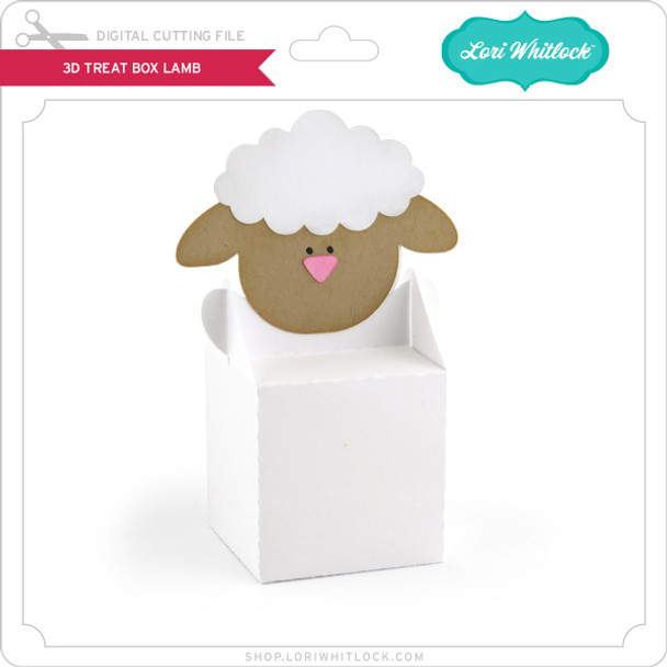 3D Treat Box Lamb