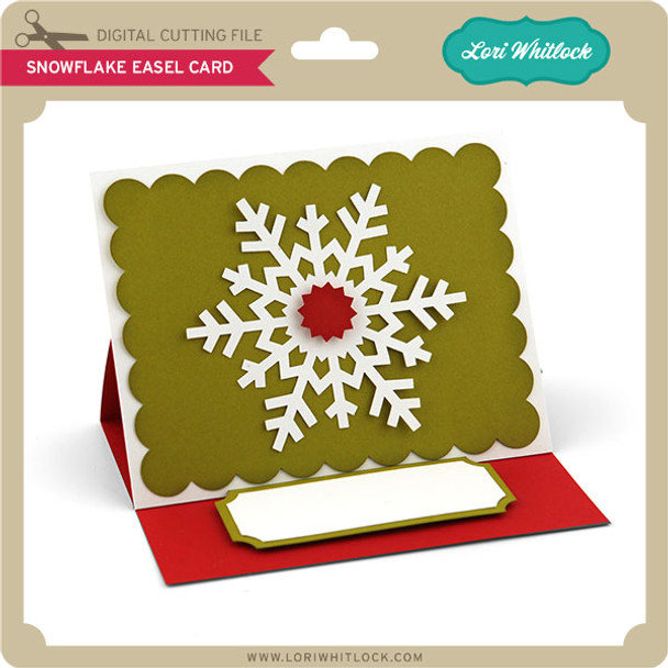 Snowflake Easel Card