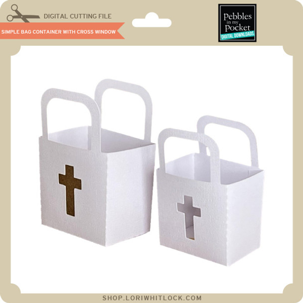 Simple Bag Container With Cross Window