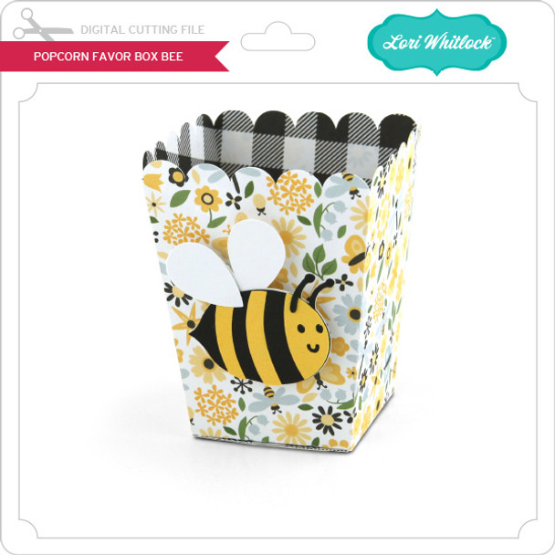 Popcorn Favor Box Bee