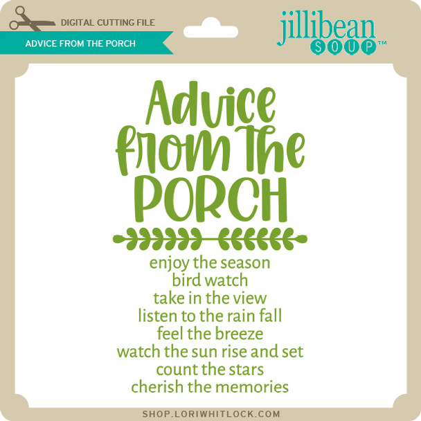 Advice From the Porch