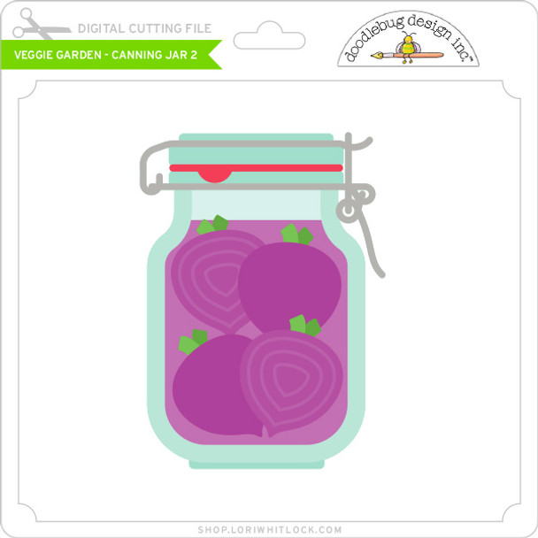 Veggie Garden - Canning Jar 2