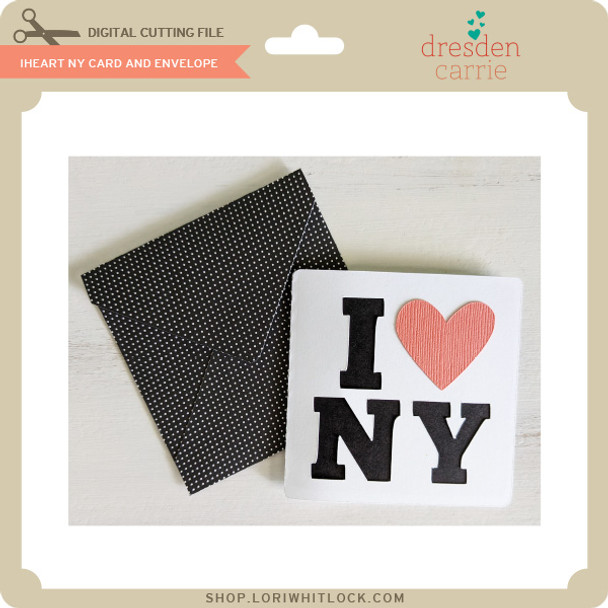 Iheart NY Card And Envelope
