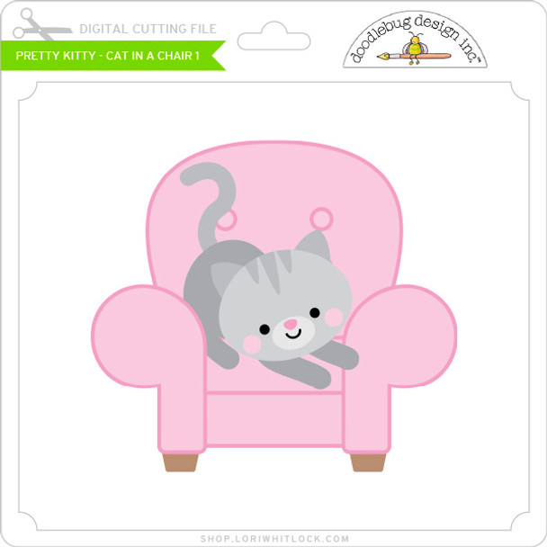 Pretty Kitty - Cat In A Chair #1