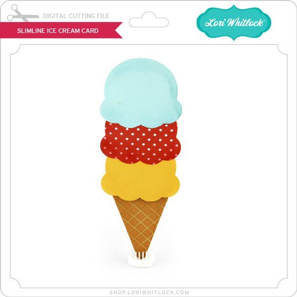 Slimline Ice Cream Card