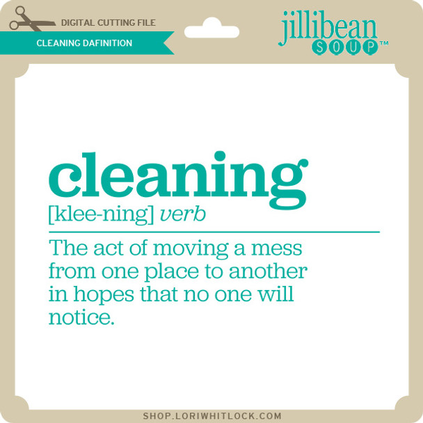 Cleaning Definition