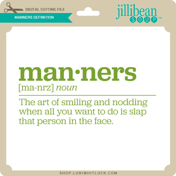 Manners Definition