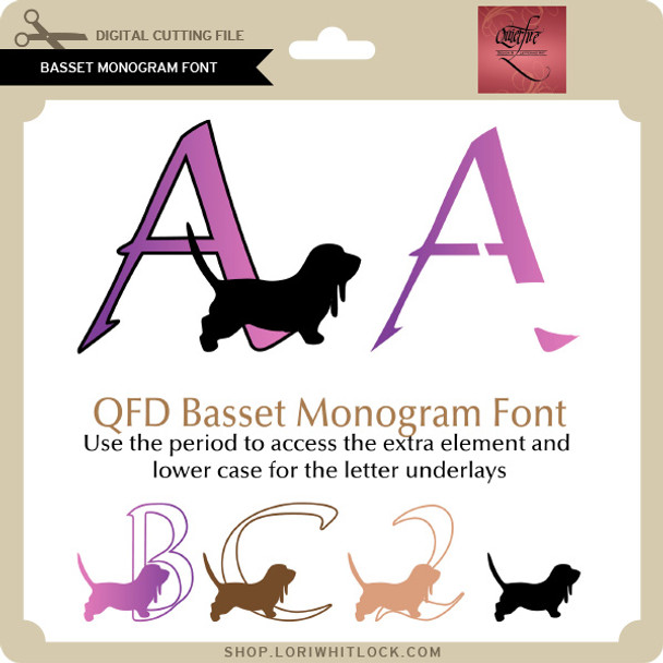 Basset Monogram Font