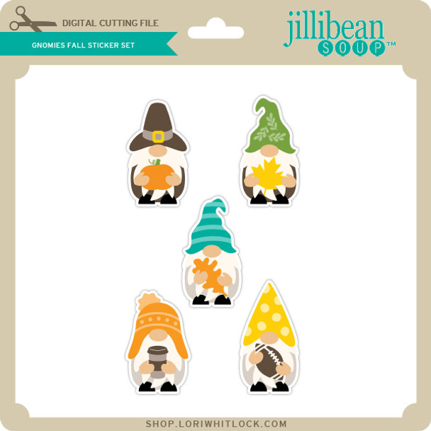 Gnomies Fall Sticker Set