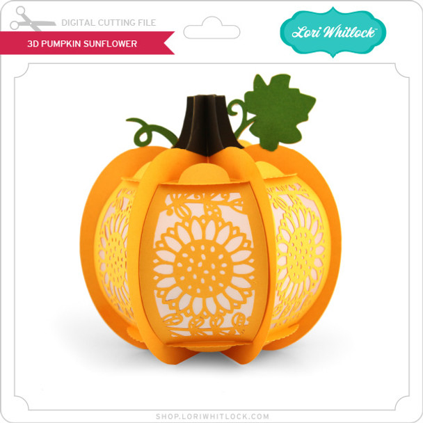 3D Pumpkin Sunflower